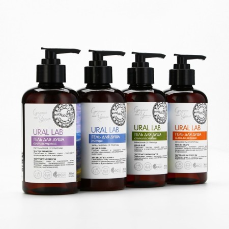 Shower gel with cedar oil and calendula extract, 300 ml, Eco Lab by Ural Lab-12