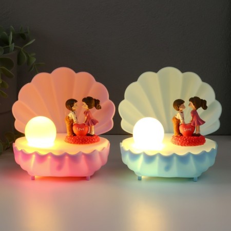 Souvenir plastic light "Timpois in the shell" mix 11.5x10x11.5 cm-1