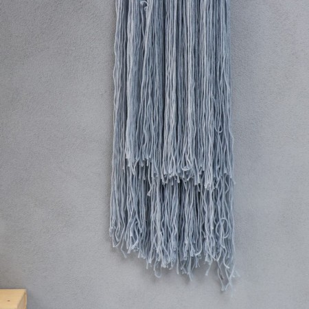 Panel wall textile "Boho" gray-blue-2