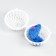 Mouse in a plastic ball, 7 x 5 cm, transparent ball/blue mouse