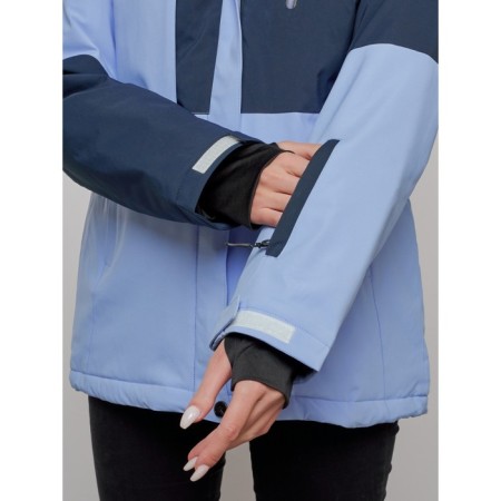 Ski jacket female, size 46, purple color-10