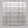 Self -adhesive panel 30*30cm mosaic tile silver