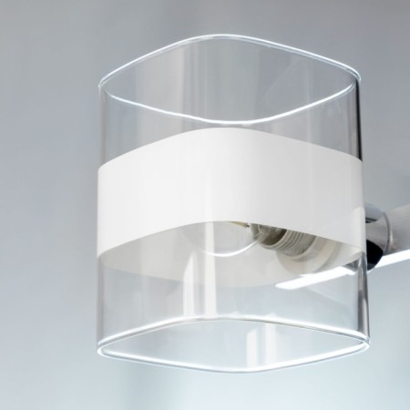 Ceiling CITILUX CULCH “VIRTA” CL139280, 86x86x1.5 cm, 8x60W, E14, gray color gray-3