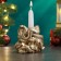 New Year. Symbol 2025. Summary New Year's "Skull with a snake" 9cm, gold