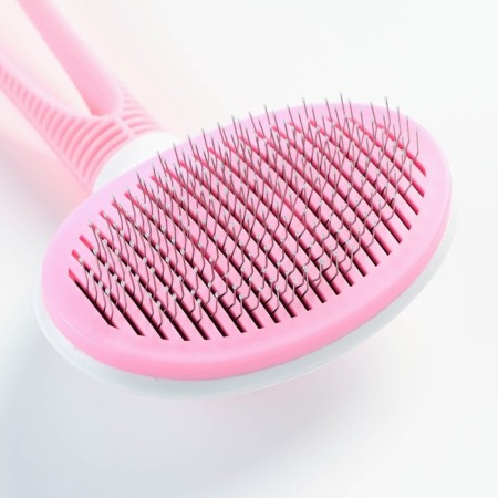 Pucrhee with self -cleaning Premium diode is round, with drops, lightweight, 10 x 19 cm, pink 74379-2