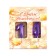 Candle in the cake jubilee "line" (set 2 in 1), number 14/41, purple metallic, 6.5 cm