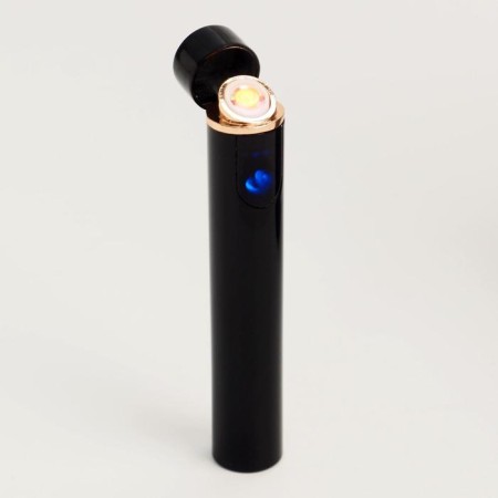 Electronic lighter, spiral, with a charge indicator, USB-1
