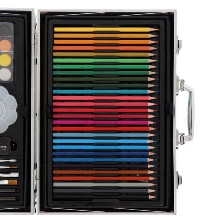 A set of folding folding, in a suitcase, blue-12