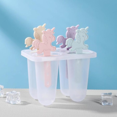 Form for ice cream "Unicorns", 12.5 × 7.5 × 14 cm, 4 cells, color mix-4