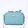Bag Cross-Bodi with a zipper, blue color