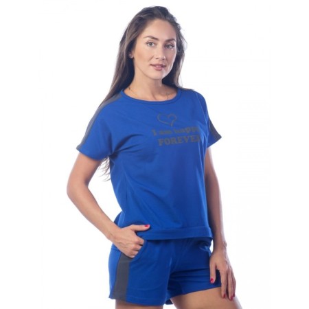 Women's costume I am happy former, size 52, blue color-1