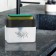 Doster for liquid soap "Sweet Home", gray, 12 x 10.5 cm.