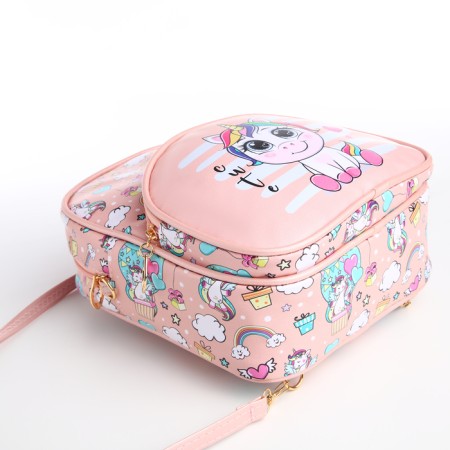 Baby backpack on lightning, pink color-8