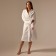 Waffle Women's bathrobe SL Home: Waffle "Blanc de Blanc", size L, 100% cotton, 320 g/m2