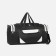 Road bag, 3 parts on zippers, external pocket, long belt, black color