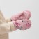 Winter children's mittens minku, light pink color, 18cm