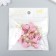 Decor for creativity Textile "Flower with a pearl. Orchid" set 10 pcs 2.5 cm