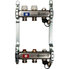 Collector Group Stout SMS-0932-000002, without flow meters, valve, 2 outputs, stainless steel. steel