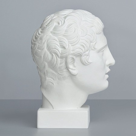 Гипсовая фигура Голова Дискобола, 21 х 23 х 34 см-2