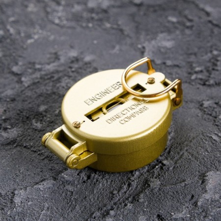 Liquid compass "Huntsman", golden-1