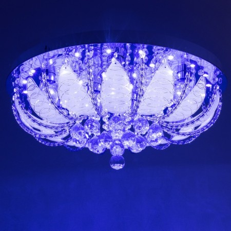 Svetogor chandelier "Murmansk" 8x60W E27 LED lighting chrome 60x60cm-8