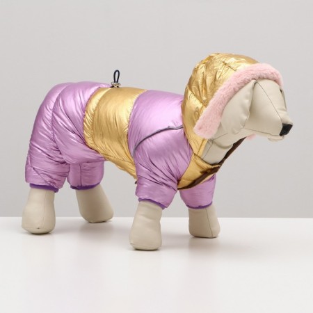 The overalls "glare" with a weight, size 14 (ds 32 cm, og 42 cm, Osh 31 cm), gold-lavender-1