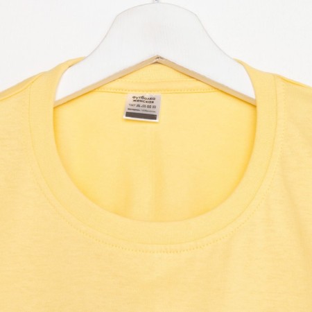 Women's T -shirt with print "Stay Golden", yellow color, size 44-5