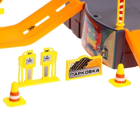 Children's garage "Parking", 1 machine, accessories-2