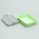 Moore-humu toilet for cats, with a grid, 33.2 x 25.6 x 7.2 cm, green