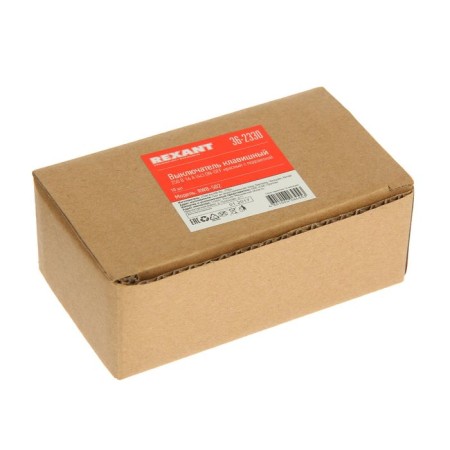Clivant switch Rexant RWB-502, 16A (4C), 250 V, ON -OFF, Red, with backlight-2