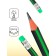 Chernographic pencil with the eraser "strips" hardness of HB, triangular, sharpened, in a tube, mix