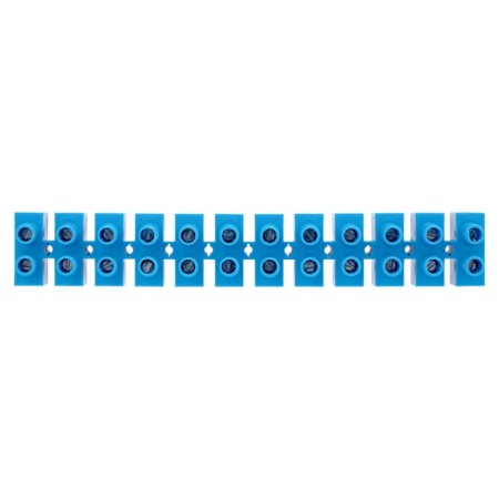 Klement screw block KV-25 10-25, current 60 A, polypropylene blue rexant (10 pcs.-3