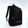 Youth backpack from textiles, 2 parts with lightning, 4 pockets, black/blue color