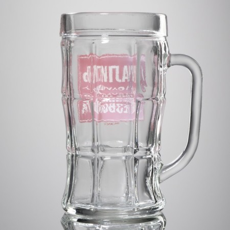 Glass beer glass "pour in the case of sobriety", 500 ml-3
