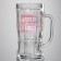 Glass beer glass "pour in the case of sobriety", 500 ml
