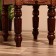 Chess table 37x37x40 cm, with figures, wood of shisham