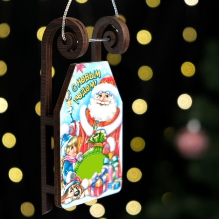 Christmas tree decoration "Sanctors No. 3", 12.5 x 6 cm-1