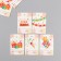 Cardboard "Happy Birthday" set 10 pcs (5 types) 4x6 cm