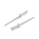 Rolls Exhaust tundra krep, aluminum-old, 50 pcs, 3.2 x 10 mm