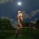 Garden Lanter "Owl with a lantern" 94cm