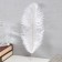 Feather of ostrich 30-35 cm, white