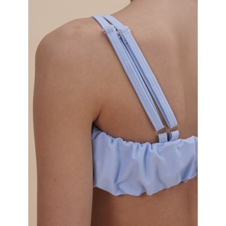 Bathing suit for girls, height 116-122 cm, blue color-4