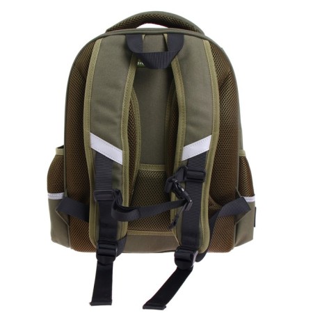 Frame backpack 38 x 30 x 20 cm, + pencil case, Bruno visconti "attention"-4
