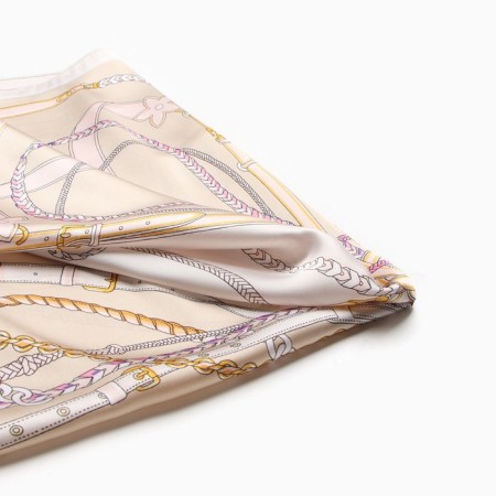 Women's scarf minku 70*70 cm, milk-1