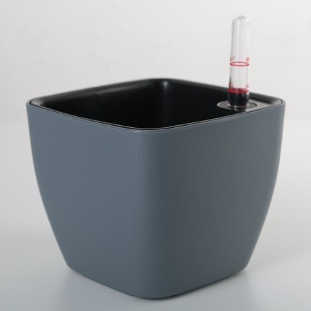 Kashpo for flowers with an auto -watering unicum, plastic, 1.1 l, color mix-4