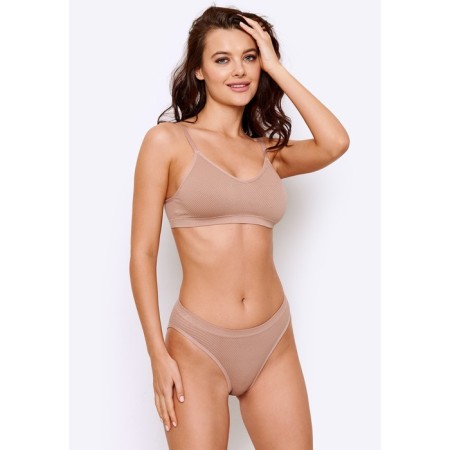 Women's bracket Freya, size m, dark beige color-3