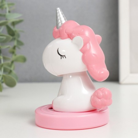 Plastic pendulum from the solar battery "Unicorns" 11x7x7 cm mix-3