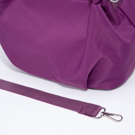 Lugus bag with a zipper, purple color-4