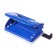 A hole with a ruler of 10 sheets, Lamark Metallic, blue
