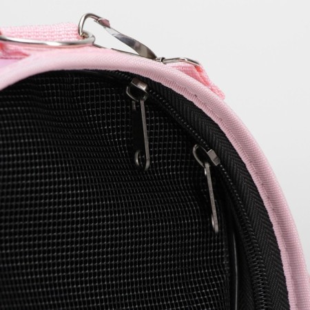 Bag - Animal Carrying "Playing Catets", Pink, Size M, 40 x 21 x 27 cm-5